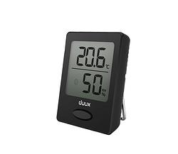 Foto van Duux sense thermometer + hygrometer klimaat accessoire zwart