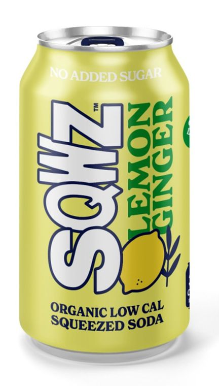Foto van Sqwz lemon ginger biologische soda