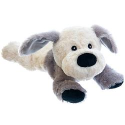 Foto van Magnetron warmte knuffel hond/puppy 18 cm - opwarmknuffels