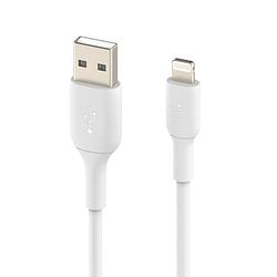 Foto van Belkin boost charge lightning to usb-a cable, 1m oplader wit