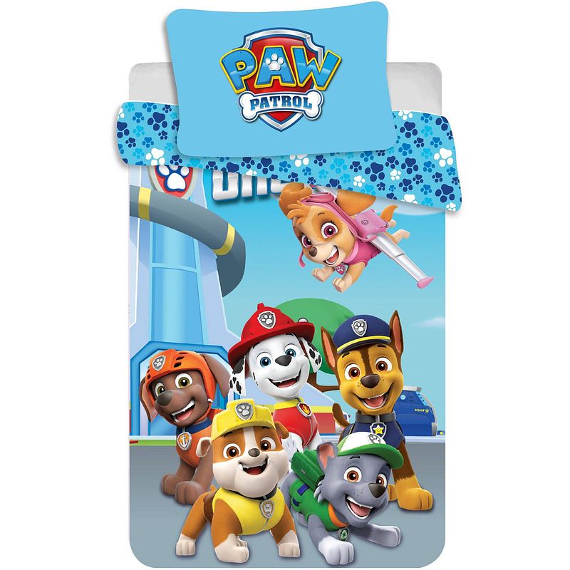 Foto van Paw patrol one team - baby dekbedovertrek 100 x 135 cm - multi