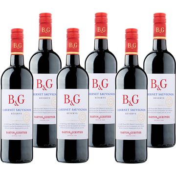 Foto van Barton & guestier reserve cabernet sauvignon 6 x 750ml bij jumbo