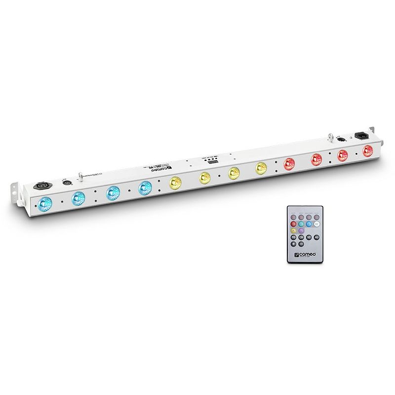 Foto van Cameo tribar 200 ir wh led bar met ir afstandsbediening