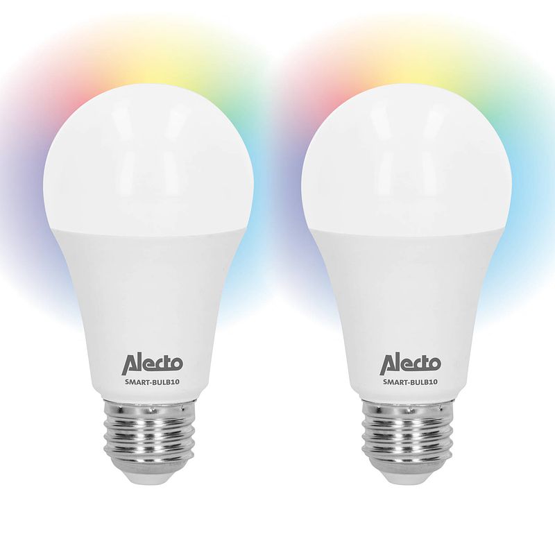 Foto van Smart wifi led lamp alecto smart-bulb10 duo