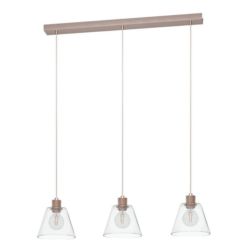 Foto van Eglo copley hanglamp - e27 - 90 cm - roségoud