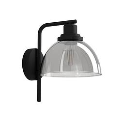 Foto van Eglo beleser wandlamp - e27 - ø 18.0 cm - zwart