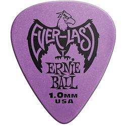 Foto van Ernie ball 9193 purple everlast 1.0 mm plectrumset (12 stuks)