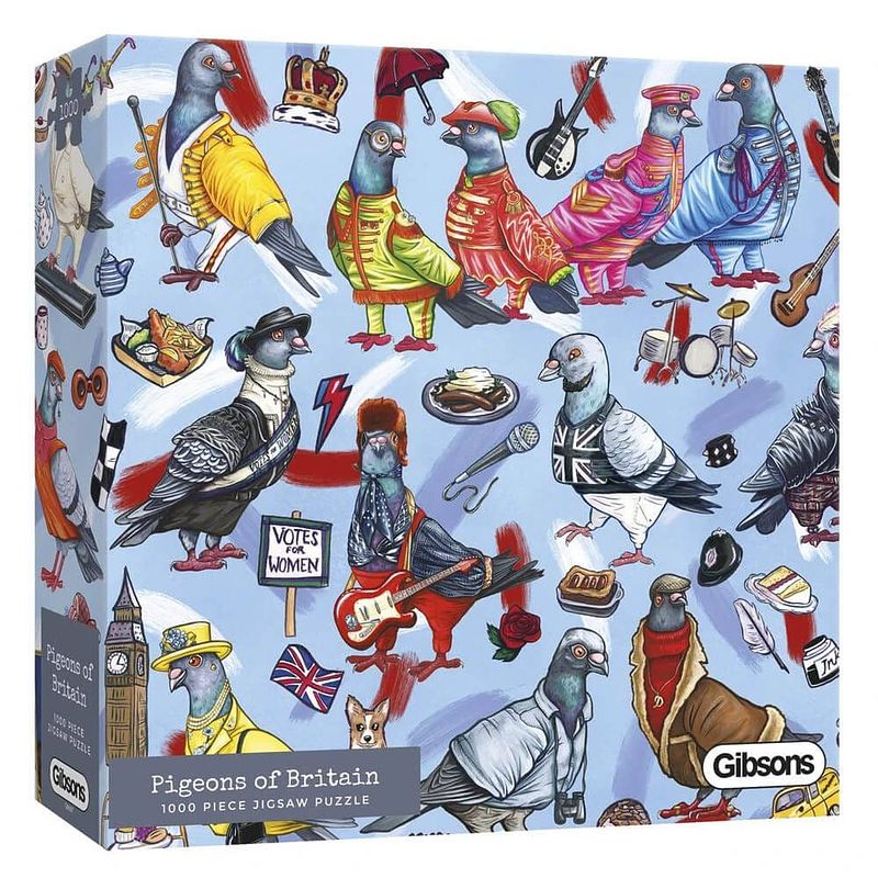 Foto van Gibsons pigeons of britain (1000)