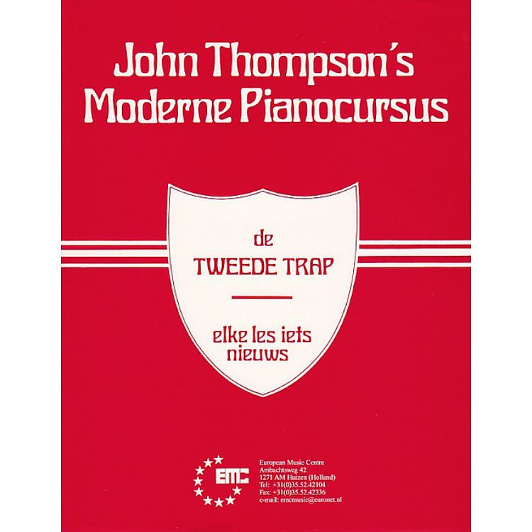 Foto van Emc moderne pianocursus 2 - john thompson pianolesboek