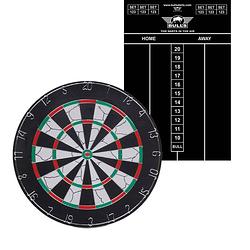Foto van Dartbord longfield set compleet dia 45 cm met een scorebord - dartborden