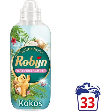 Foto van Robijn collections wasverzachter kokos 825 ml 33 wasbeurten bij jumbo