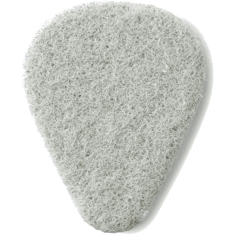 Foto van Dunlop 8012 felt pick vilten plectrum standard (12 stuks)