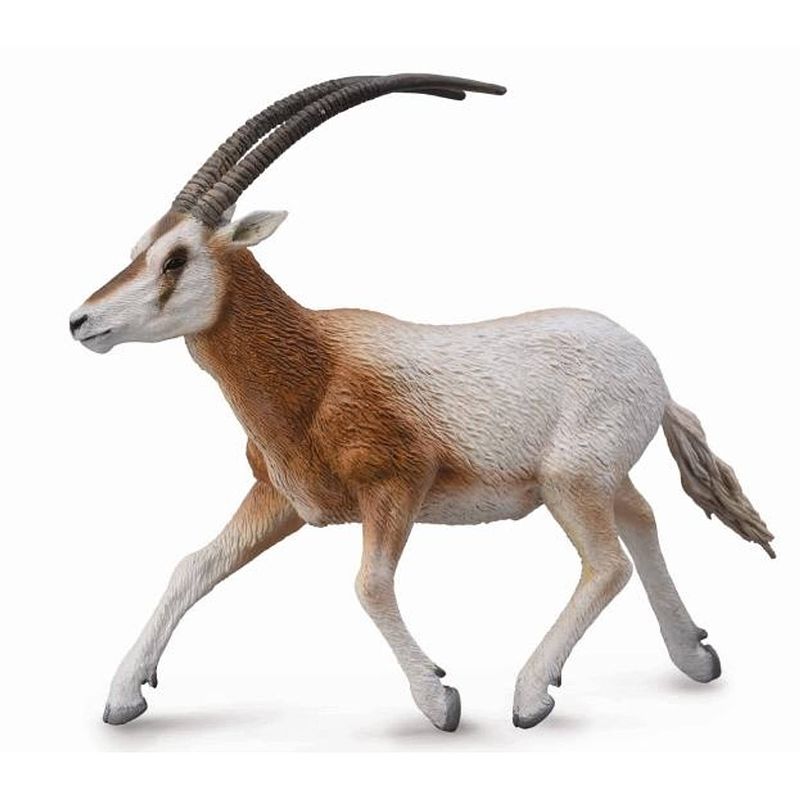 Foto van Collecta wilde dieren: sabelantilope 12,5 cm bruin/wit