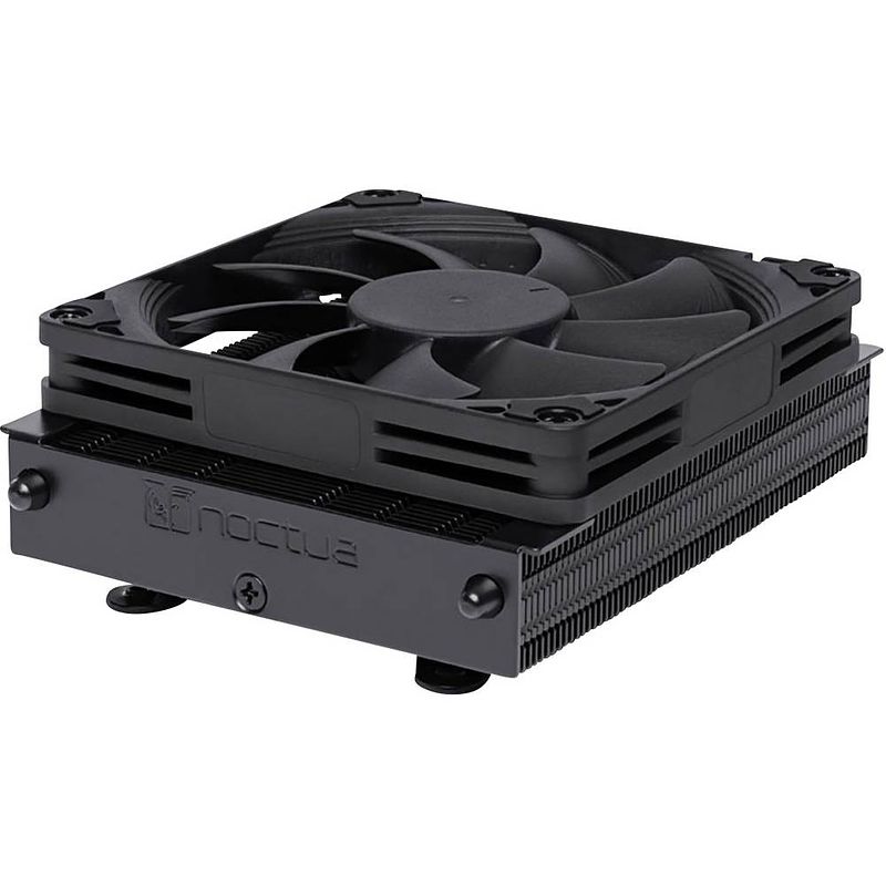 Foto van Noctua nh-l9a-am4 chromax.black low profile cpu-koellichaam met ventilator