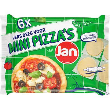 Foto van Jan mini pizza 6 x 65g bij jumbo