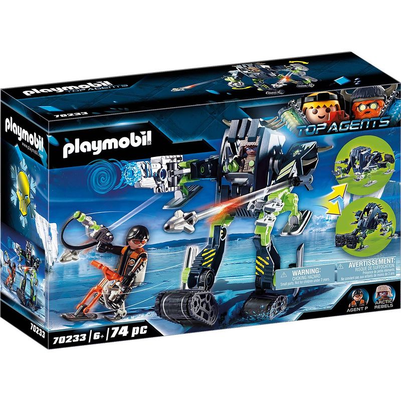 Foto van Playmobil top agents arctic rebels sneeuwrobot (70233)