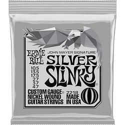 Foto van Ernie ball 2218 john mayer signature silver slinky snarenset voor elektrische gitaar (10.5 - 47)