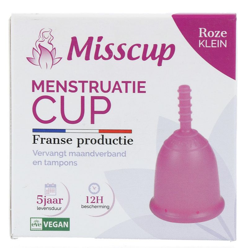 Foto van Misscup menstruatie cup klein roze