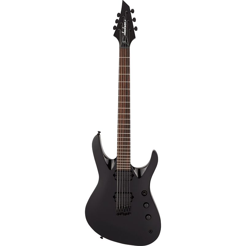 Foto van Jackson pro series signature chris broderick soloist ht6 gloss black elektrische gitaar