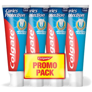 Foto van Colgate caries protection tandpasta voordeelverpakking 4 x 75ml bij jumbo