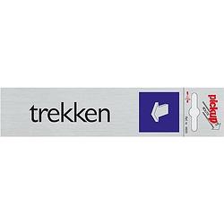 Foto van Pickup - route alulook 165 x 44 mm sticker trekken deur