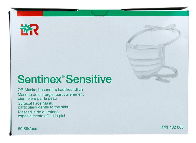 Foto van Sentinex sensitive surgical face mask