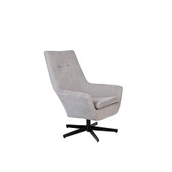 Foto van Anli style lounge chair bruno rib light grey