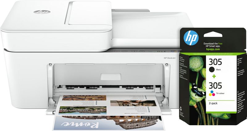 Foto van Hp deskjet 4220e + 1 set extra inkt