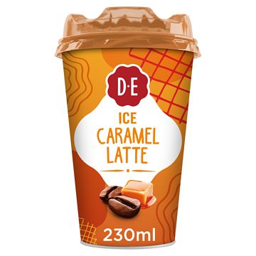 Foto van Douwe egberts ice caramel latte ijskoffie 230ml bij jumbo