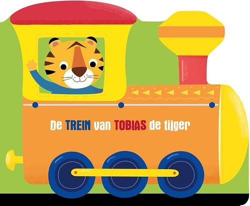 Foto van De trein van tobias de tijger - kartonboekje;kartonboekje (9789403222608)