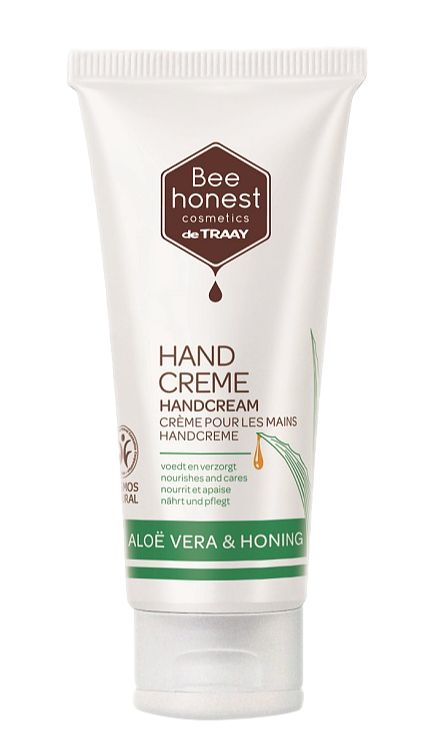 Foto van Bee honest handcrème aloë vera & honing