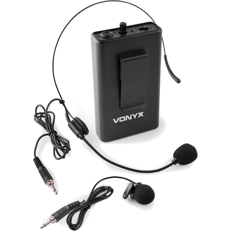 Foto van Vonyx bp12 microfoonset met bodypack (864.5 mhz)