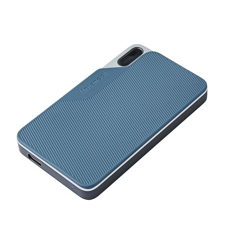 Foto van Intenso tx100 1tb externe ssd blauw