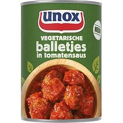 Foto van Unox diversen gehaktbal tomaat 420g bij jumbo