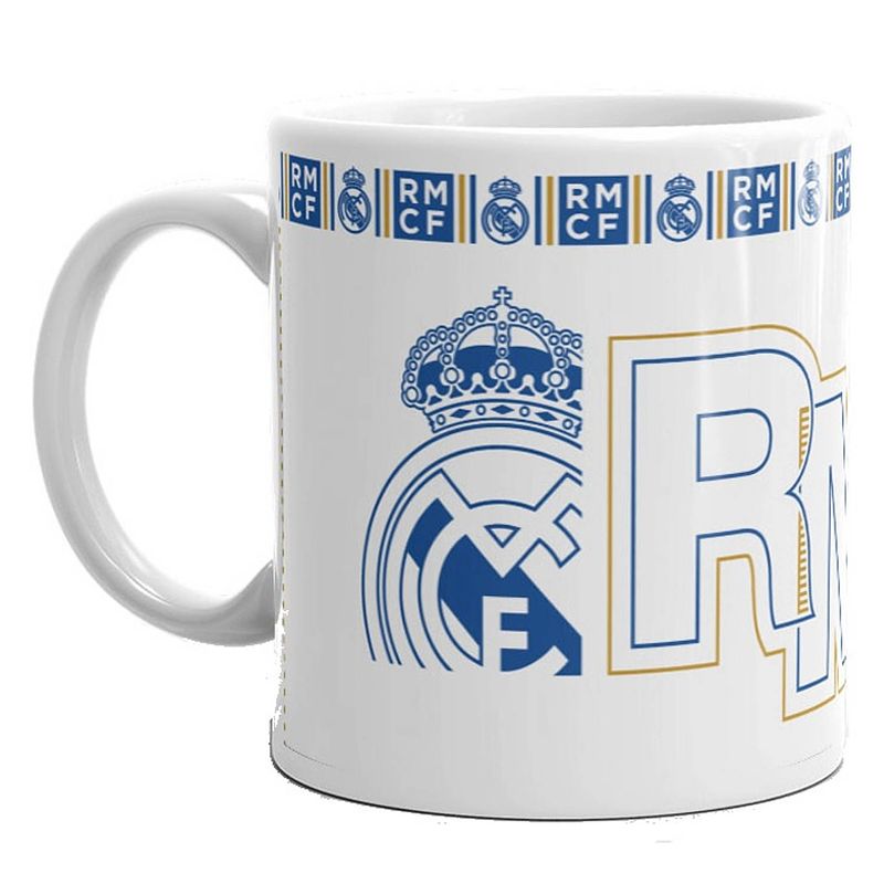 Foto van Real madrid mok junior 325 ml keramiek wit/blauw