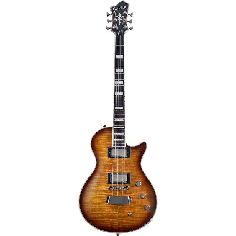 Foto van Hagstrom ultra max special antique flame elektrische gitaar