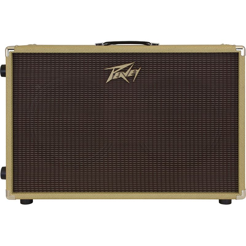 Foto van Peavey 212-c 2x12 guitar cabinet tweed 60w gitaar speakerkast