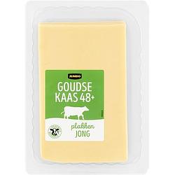 Foto van Jumbo goudse kaas jong 48+ plak 190g