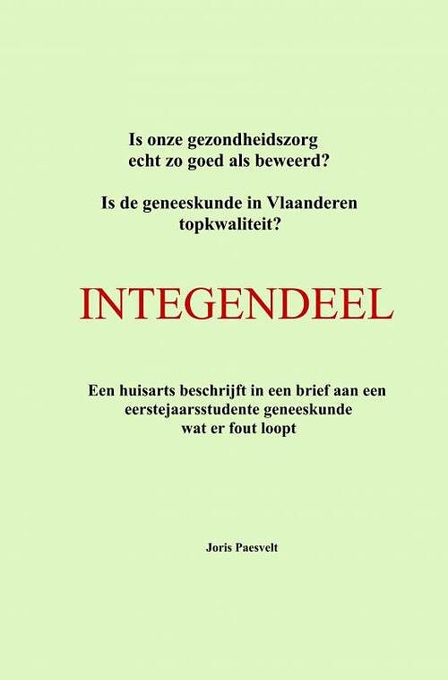 Foto van Integendeel - joris paesvelt - paperback (9789402194357)