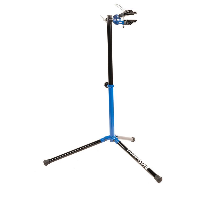 Foto van Bicisupport reparatiestandaard folding clamp xl zwart/blauw