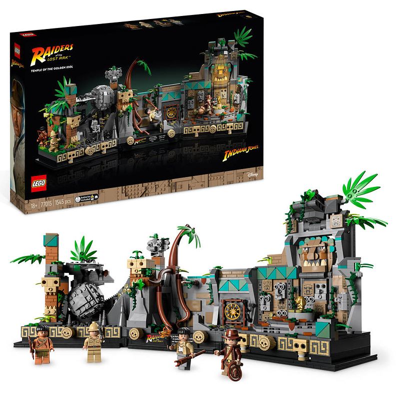 Foto van Lego indiana jones tempel van het gouden beeld 77015