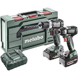 Foto van Metabo bslbl+ssd200ltbl 685195000 accu-schroefboormachine, accu-slagmoersleutel 18 v 5.2 ah li-ion incl. accu, incl. lader