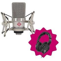 Foto van Neumann tlm 102 studio set condensatormicrofoon met gratis hd 280 koptelefoon