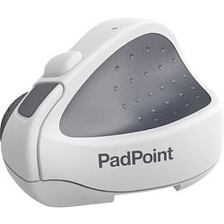 Foto van Swiftpoint padpoint draadloze ergonomische muis bluetooth optisch wit 1800 dpi