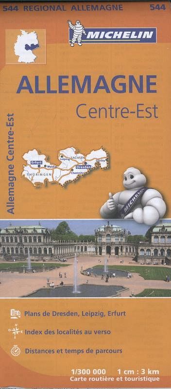 Foto van 544 allemagne centre-est - midden-oost duitsland - paperback (9782067183612)