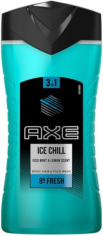 Foto van Axe ice chill 3 in 1 bodywash