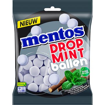 Foto van Mentos dropmintballen 220g bij jumbo