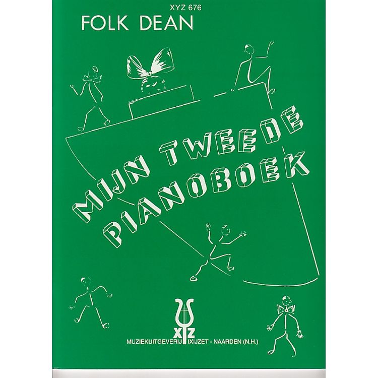 Foto van Xyz uitgeverij folk dean mijn tweede pianoboek lesboek