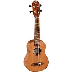 Foto van Ortega timber series ruti-so sopraan ukelele ceder met tas