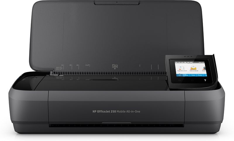 Foto van Hp officejet 250 mobile printer inkjet printer zwart
